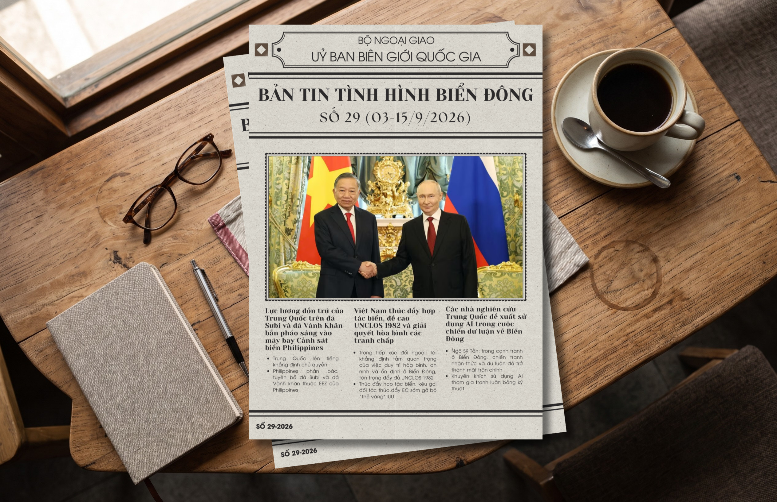 BẢN TIN TÌNH HÌNH BIỂN ĐÔNG NGÀY 03-15/9/2026 (SỐ 29)