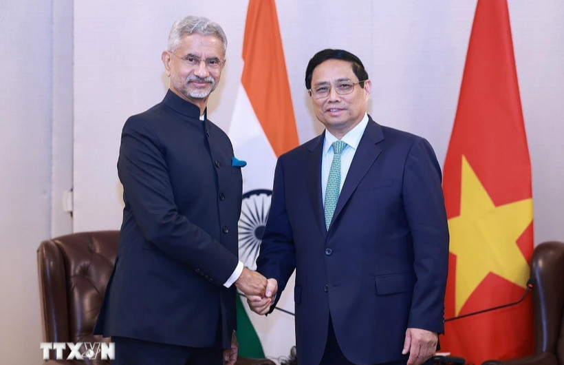 Thủ tướng Chính phủ Phạm Minh Chính tiếp Bộ trưởng Ngoại giao Ấn Độ Subrahmanyam Jaishankar