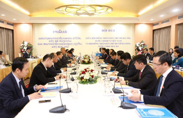 Thủ đô Hà Nội - Thủ đô Viêng Chăn: Tích cực phối hợp, nâng cao hiệu quả hoạt động của Hội đồng Nhân dân