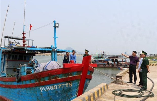 Kiểm tra chống khai thác IUU và phòng chống thiên tai tại Phú Yên