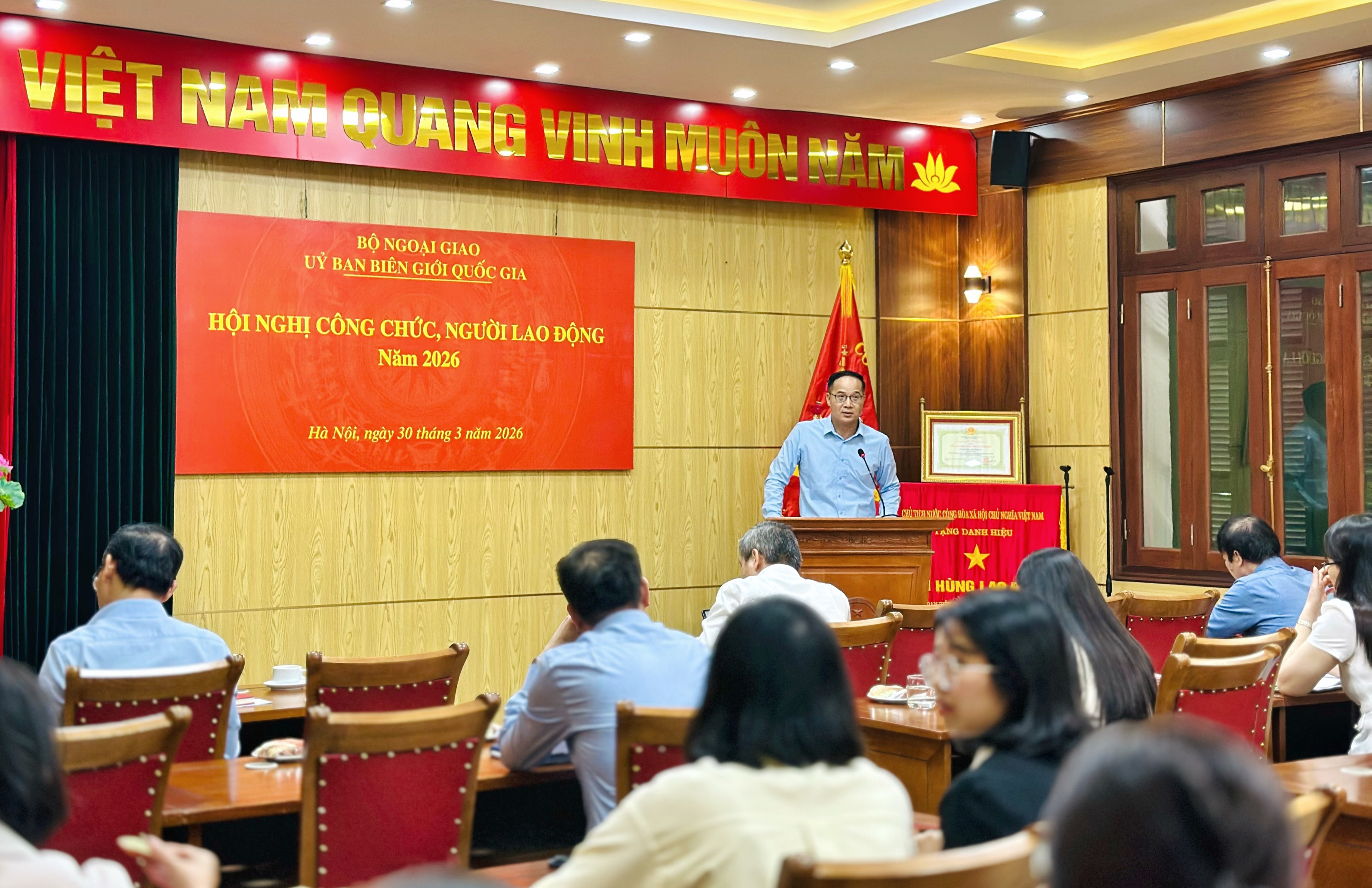 Ủy ban Biên giới quốc gia tổ chức Hội nghị Công chức, người lao động năm 2026