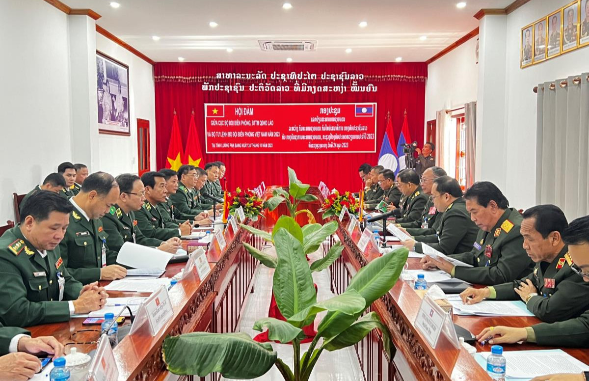 Hội đàm thường niên giữa Cục BĐBP Lào và Bộ Tư lệnh BĐBP Việt Nam