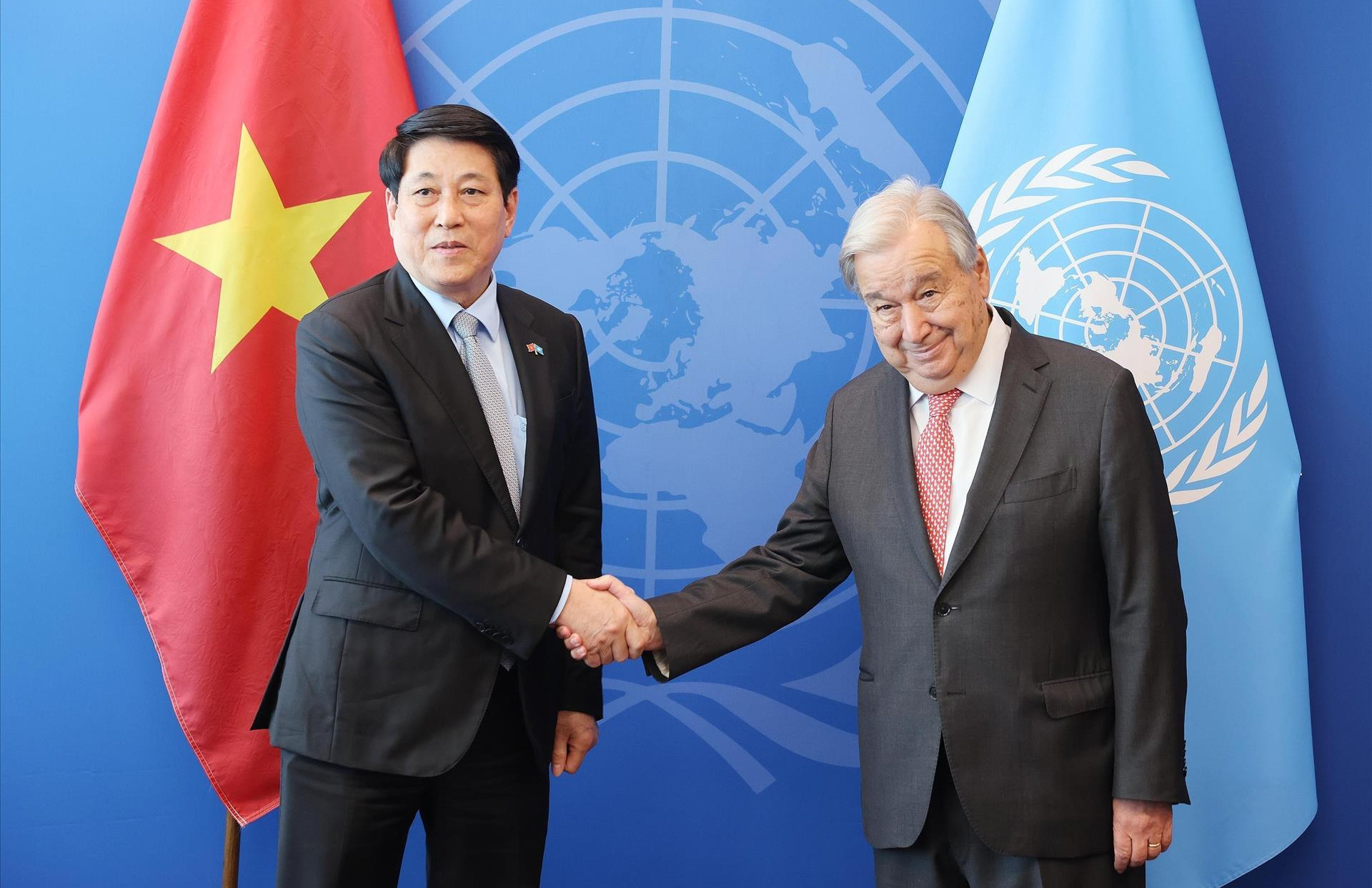   Chủ tịch nước Lương Cường gặp Tổng Thư ký Liên hợp quốc