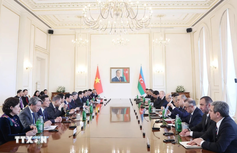 Tổng Bí thư Tô Lâm hội đàm với Tổng thống Azerbajan Ilham Aliyev