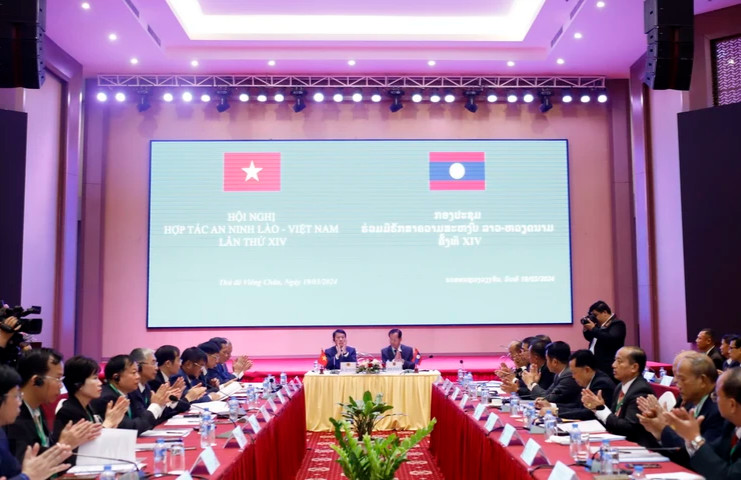 Hội nghị Hợp tác An ninh lần thứ 14 làm sâu sắc hợp tác toàn diện Việt Nam-Lào