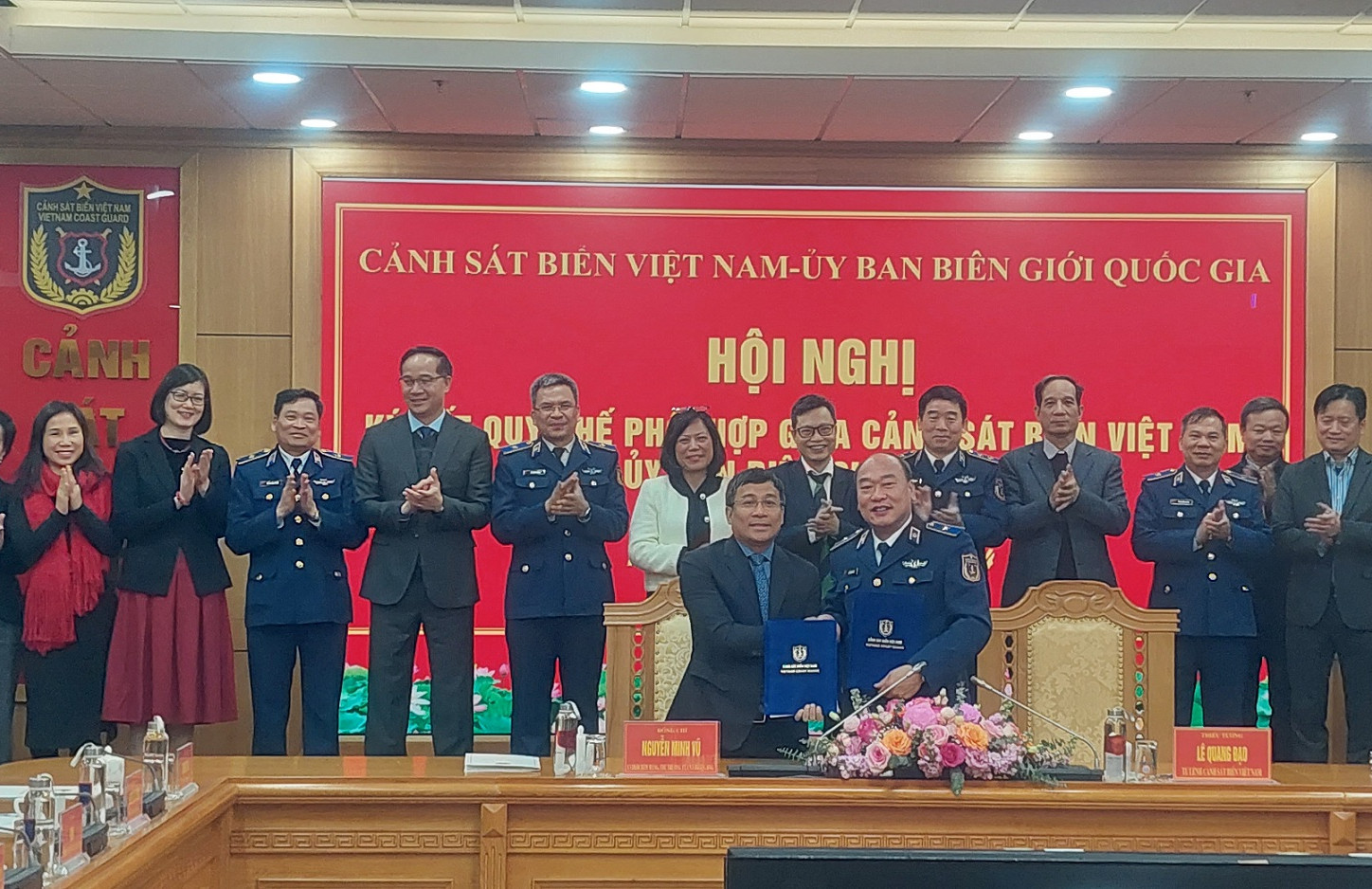 Ký kết quy chế phối hợp giữa Ủy ban Biên giới quốc gia và Cảnh sát biển Việt Nam