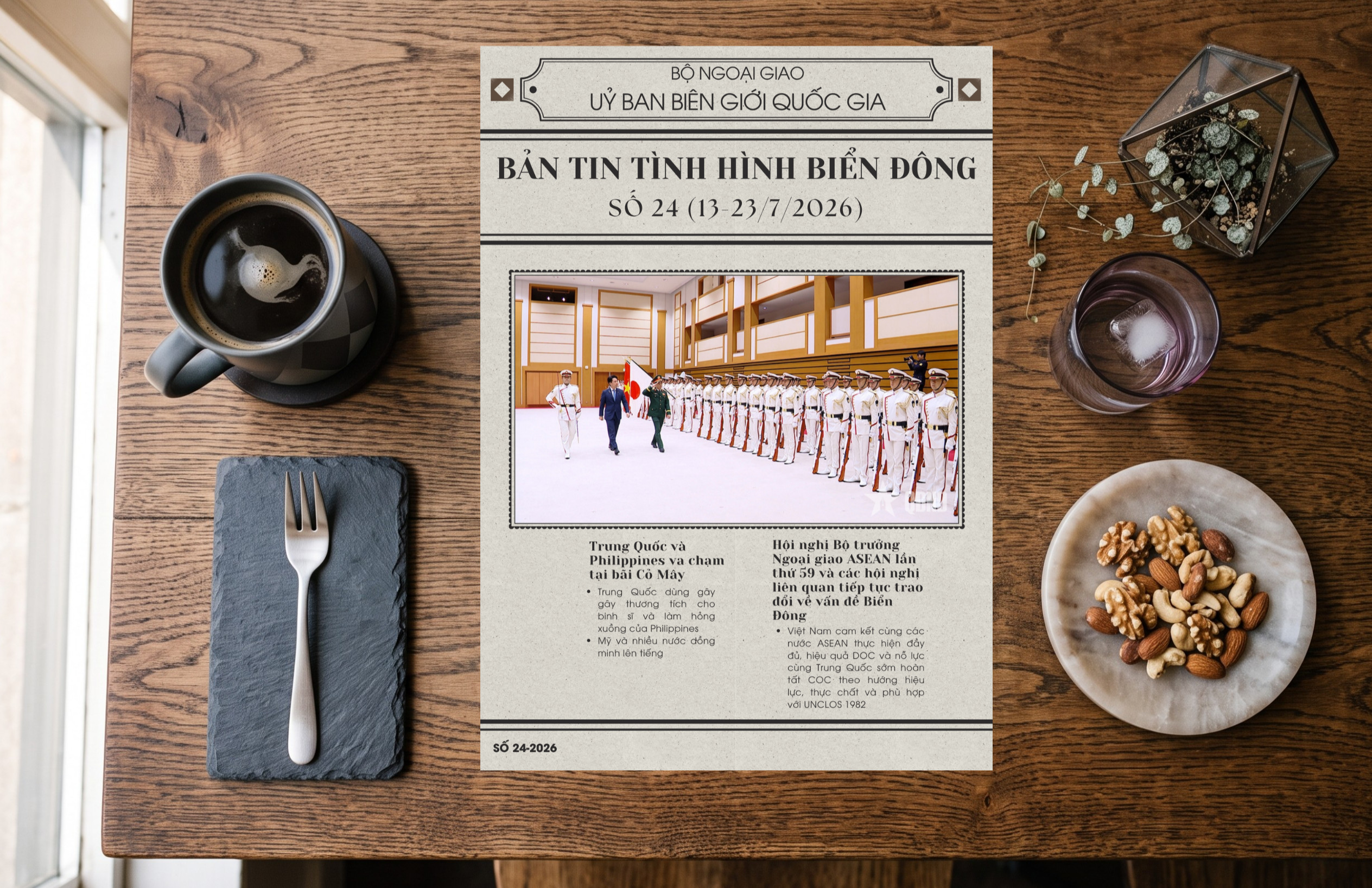 BẢN TIN TÌNH HÌNH BIỂN ĐÔNG NGÀY 13-23/7/2026 (SỐ 24-PHẦN 1)