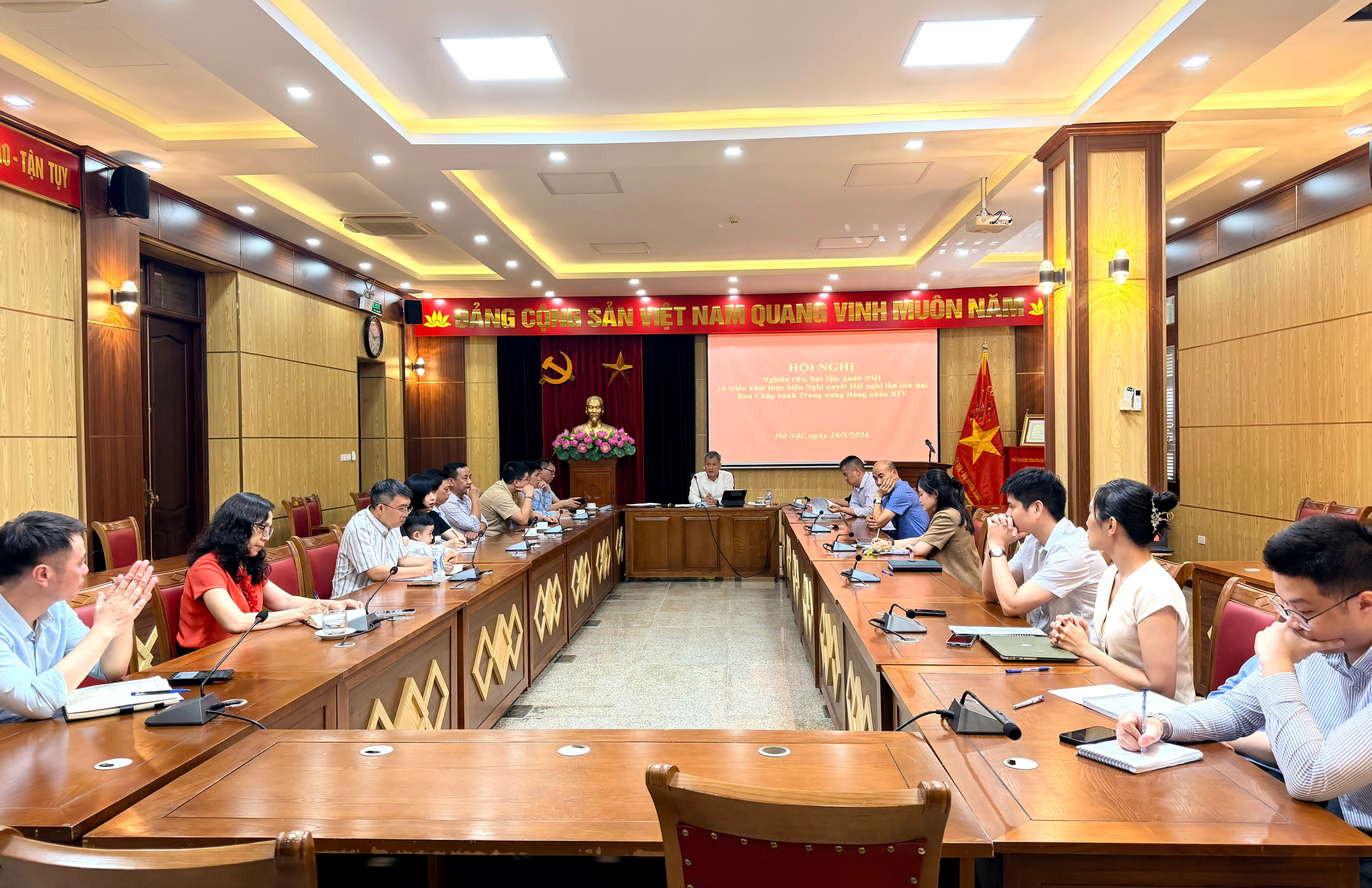 Ủy ban Biên giới quốc gia tổ chức Hội nghị quán triệt và triển khai thực hiện Nghị quyết Hội nghị lần thứ hai Ban Chấp hành Trung ương Đảng khóa XIV