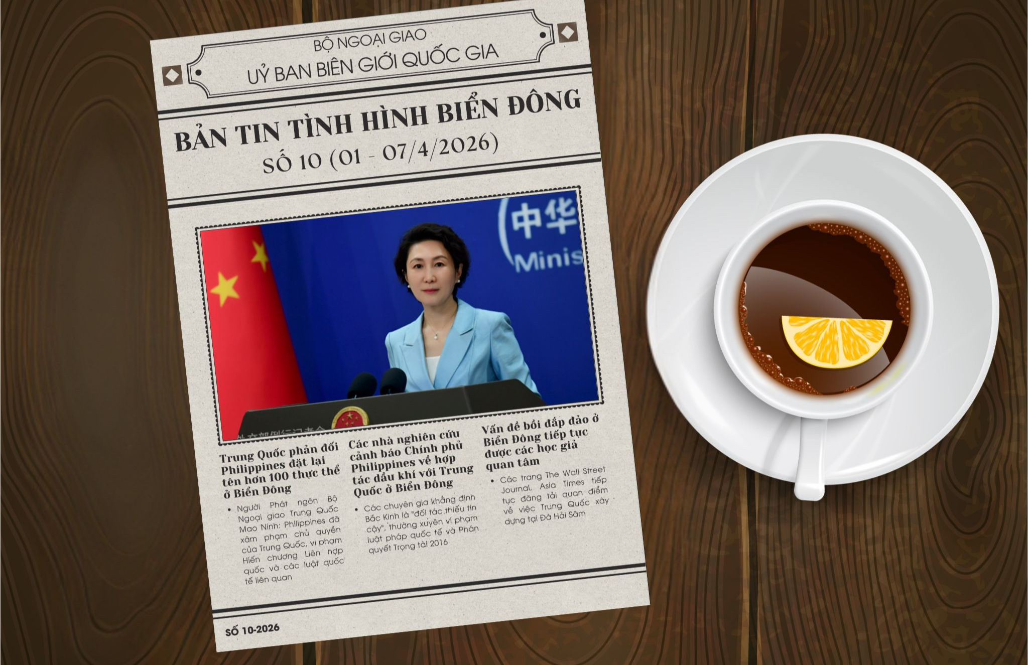 Bản tin Tình hình Biển Đông ngày 01-07/4/2026 (Số 10)